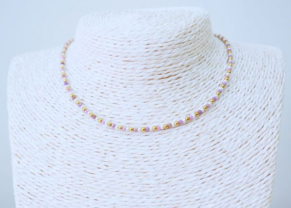 Κολιέ από Πέρλες, Σιδερίτη και Αιματίτη χρυσό